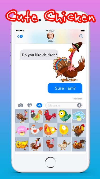 Funny Chicken Stickers Pack