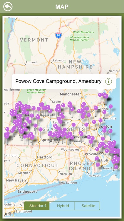 Massachusetts Campgrounds Info screenshot-3
