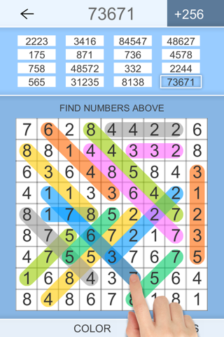 Hidden Numbers Math Game screenshot 4
