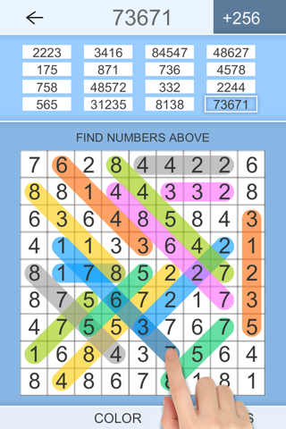 Скриншот из Hidden Numbers Math Game