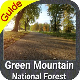 Green Mountain NF gps and outdoor map with Guide
