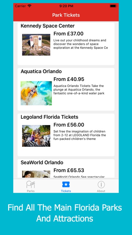 Florida Theme Park Tickets screenshot-3