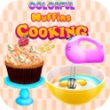 colorful muffins cooking games icon