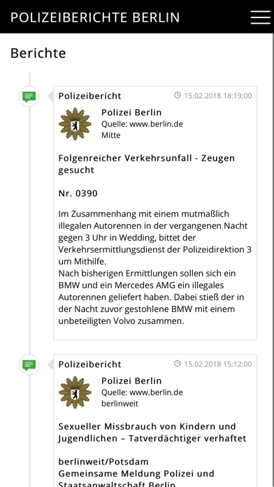 Polizeiberichte Berlin screenshot 3