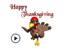 Animated Turkey Day Sticker by Quang Tran Vinh