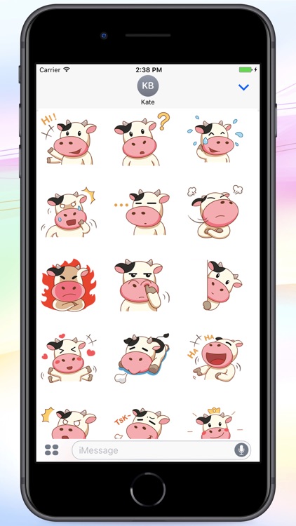 Milky Cow! Stickers