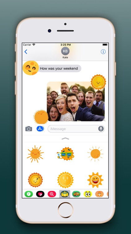 Sun Emoji Stickers Pro screenshot-3