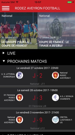 Rodez Aveyron Football(圖1)-速報App