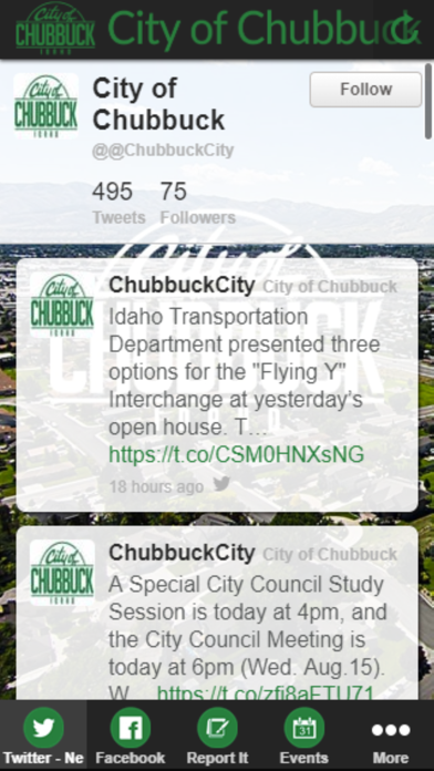 How to cancel & delete City of Chubbuck from iphone & ipad 1