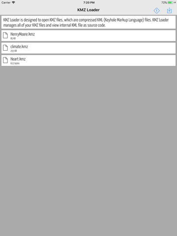 KMZ Loader - náhled