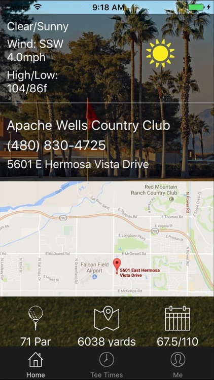 Apache Wells Golf Tee Times
