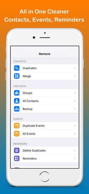 Remove Duplicate Contacts +