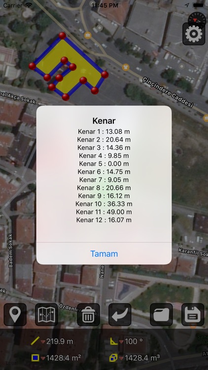 GPS Alan Ölçümü screenshot-5