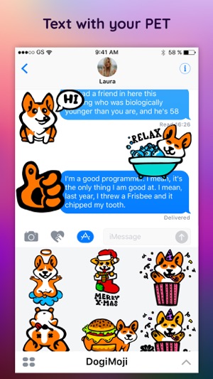 DogiMoji Funny Dog Sticker App(圖2)-速報App