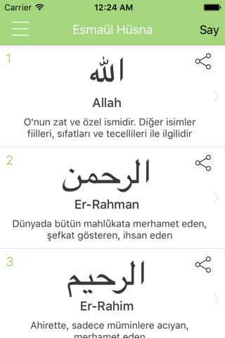 Esmaül Hüsna - náhled
