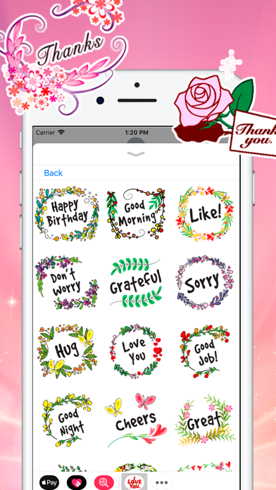 Flower Stickers Kit screenshot 3