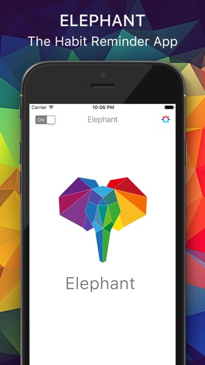 Elephant App - Habit Reminder