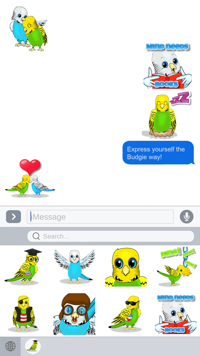 BudgieMoji - Parakeet Emojis Screenshots