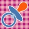 Large selection of white noise and lullabies to calm your baby