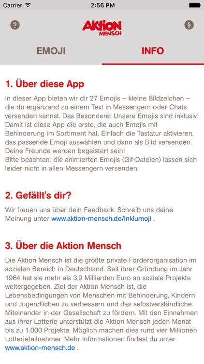Inklumoji - Emojis der Aktion Mensch für Inklusion
