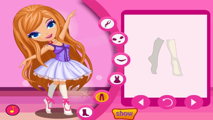 Ballet Dancer -- Dress Up Game