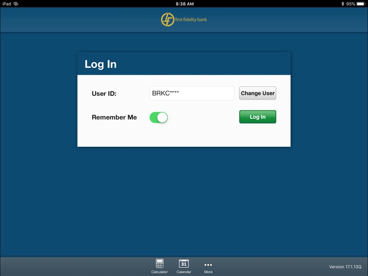 First Fidelity Bank for iPad