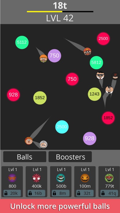 idle boom - bouncing balls screenshot 2