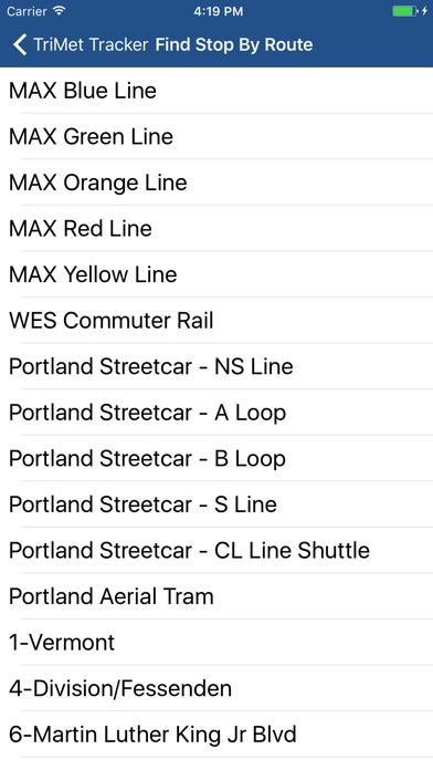 TriMet Tracker screenshot 4