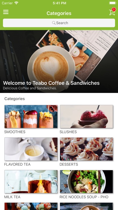 Teabo Coffee & Sandwiches screenshot 2