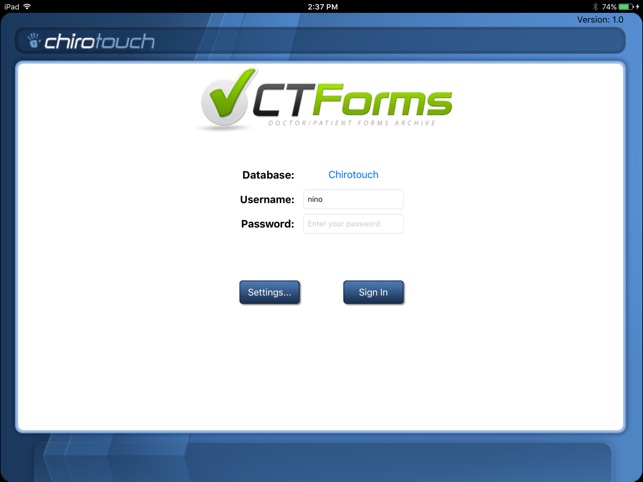 CT Forms Mobile 7.0