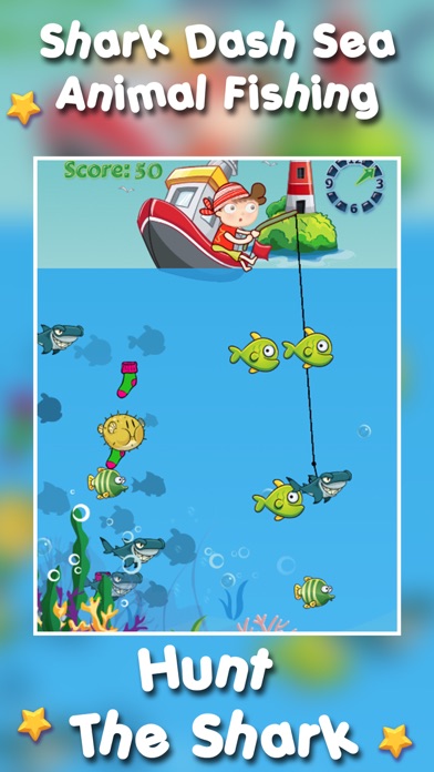 Shark Dash Sea Animal Fishing screenshot 3