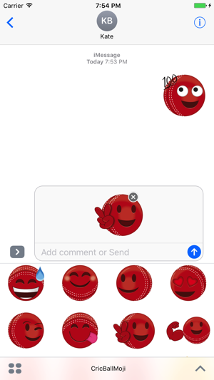 Cricket Ball Emoji - Stickers & Animations(圖5)-速報App