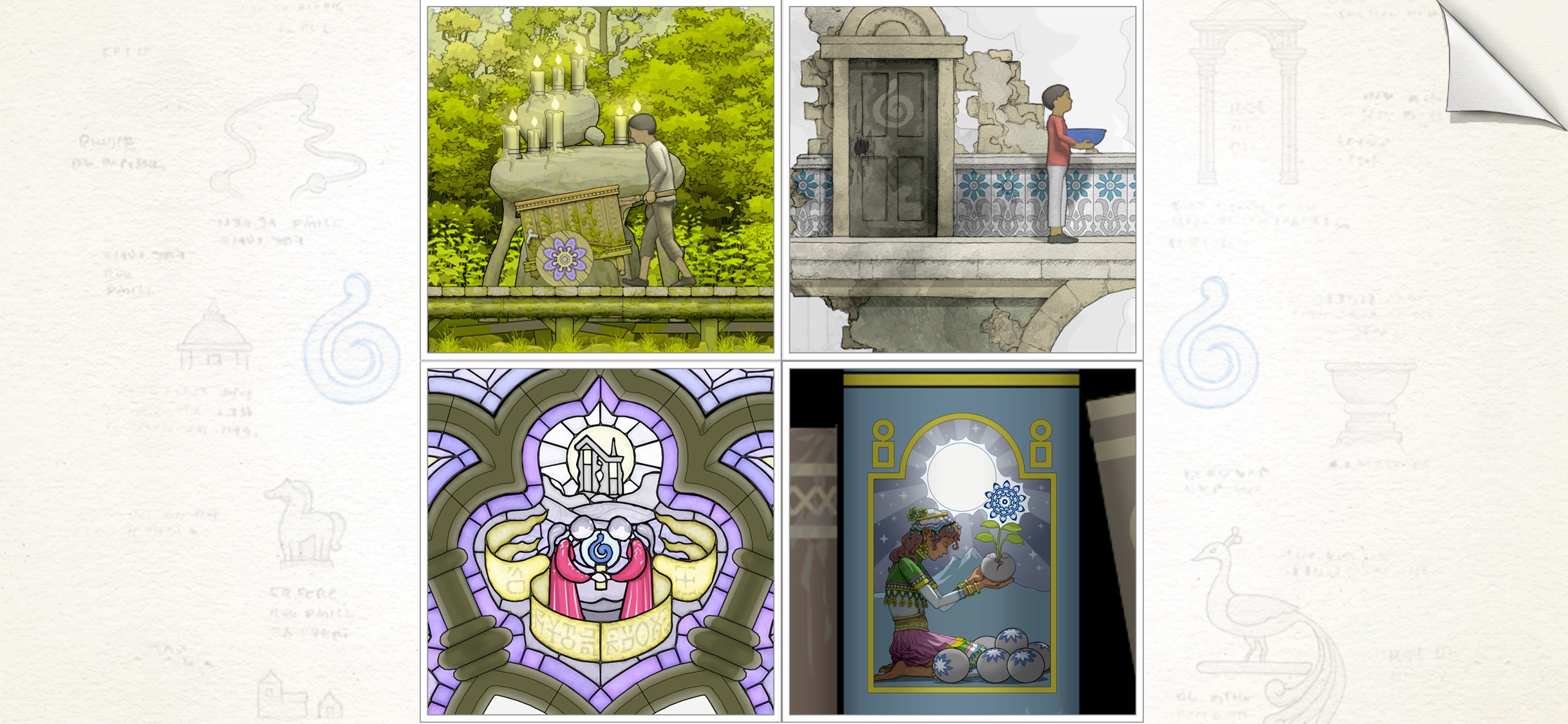 Screenshot do app Gorogoa
