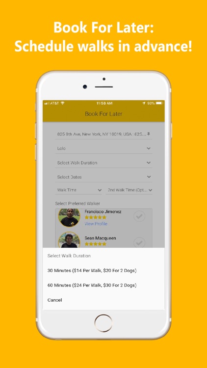UDog On Demand Dog Walking App screenshot-7