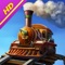 Rebuild the track in time to collect gems with your train