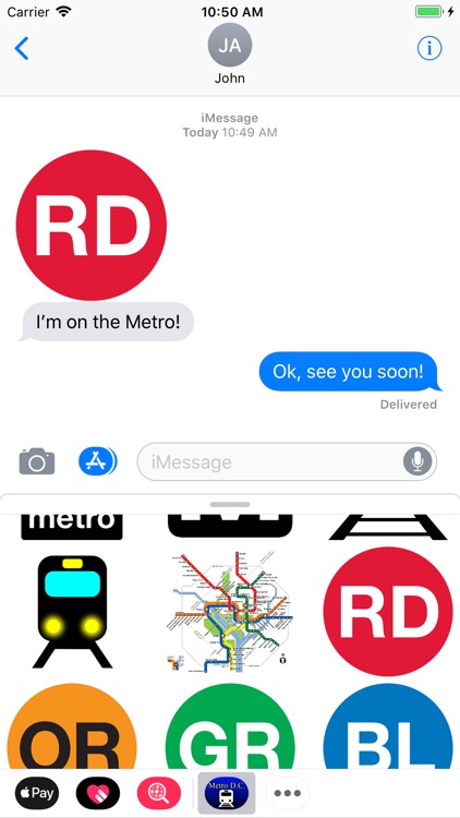 Washington DC Metro Stickers