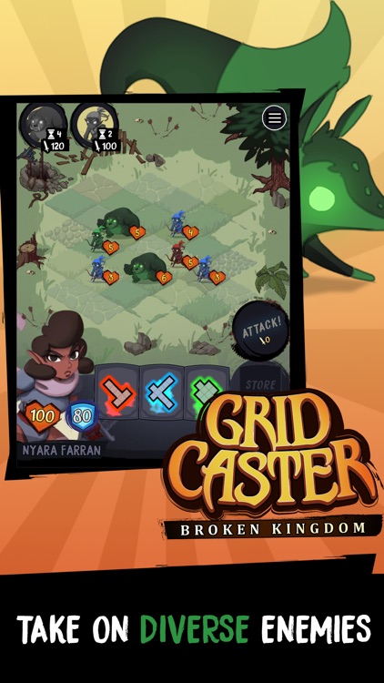 Grid Caster: Broken Kingdom screenshot-3