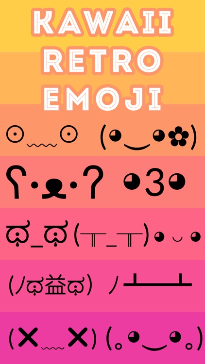 Kawaii Retro Emoji - Cute Pack