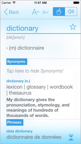 Dictionary French Englishのおすすめ画像2