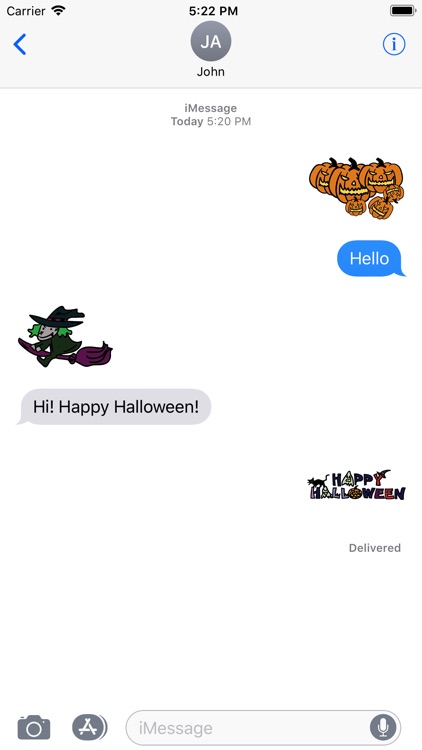 Happy Halloween Stickers Set