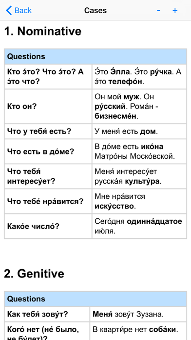 Russian Grammar - Русская грамматика Screenshot 3