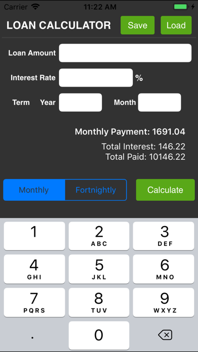 How to cancel & delete $ Loan Calculator from iphone & ipad 1