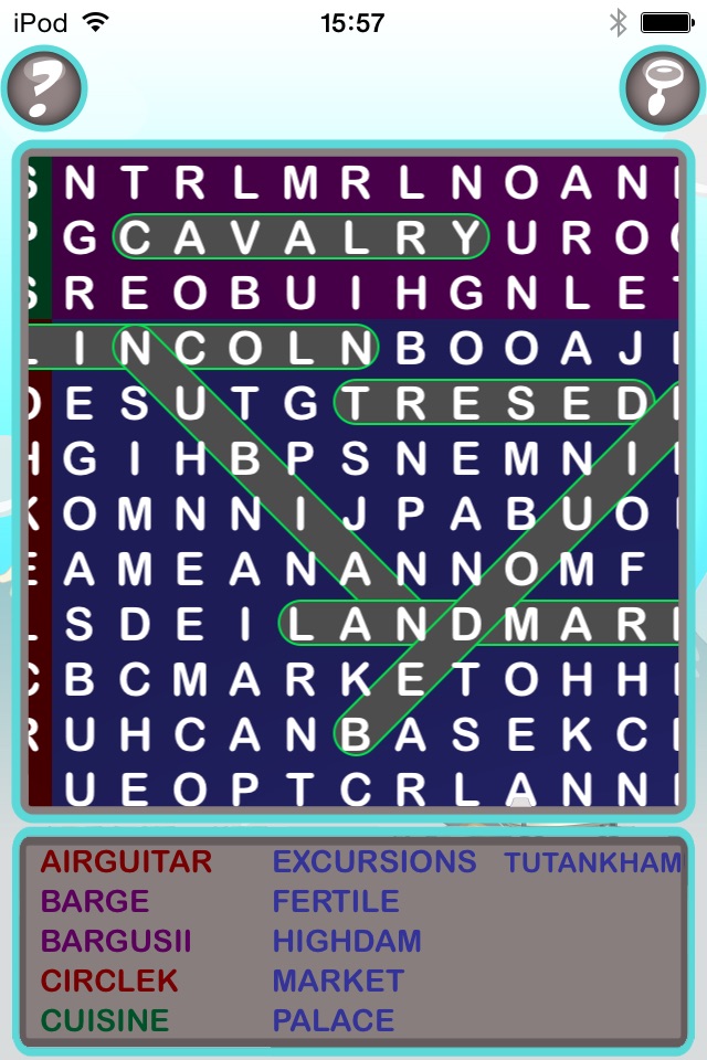 Epic Journeys Word Search - huge travel wordsearch screenshot 2