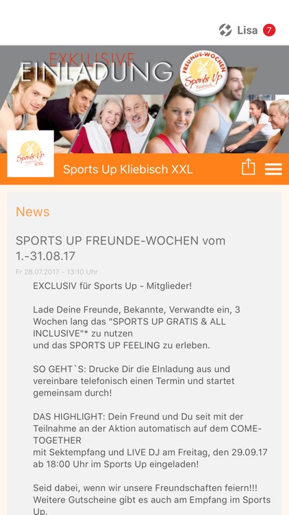 Sports Up Kliebisch XXL