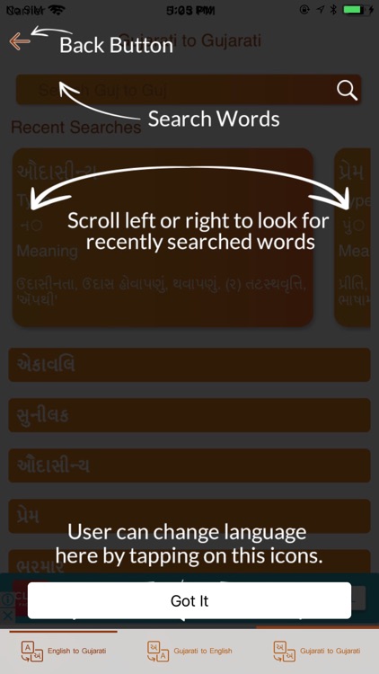 Gujaratilexicon Dictionary screenshot-3