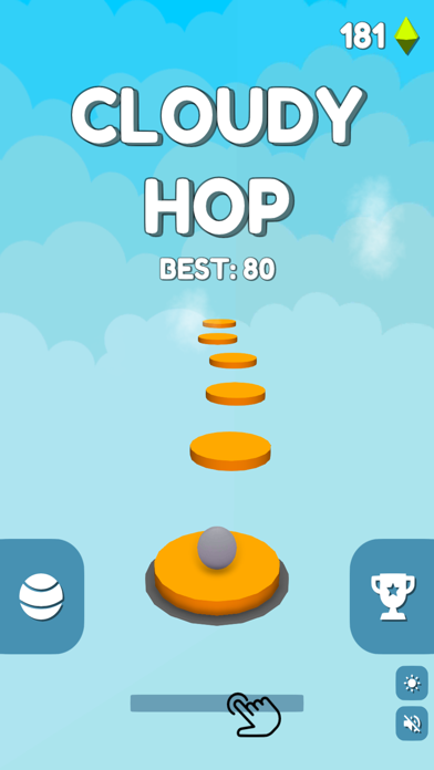 Cloudy Hop Hop screenshot 1