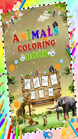 Toddler Animal Coloring Book(圖1)-速報App