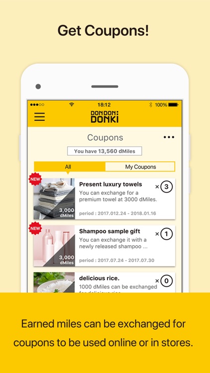 DON DON DONKI Membership App