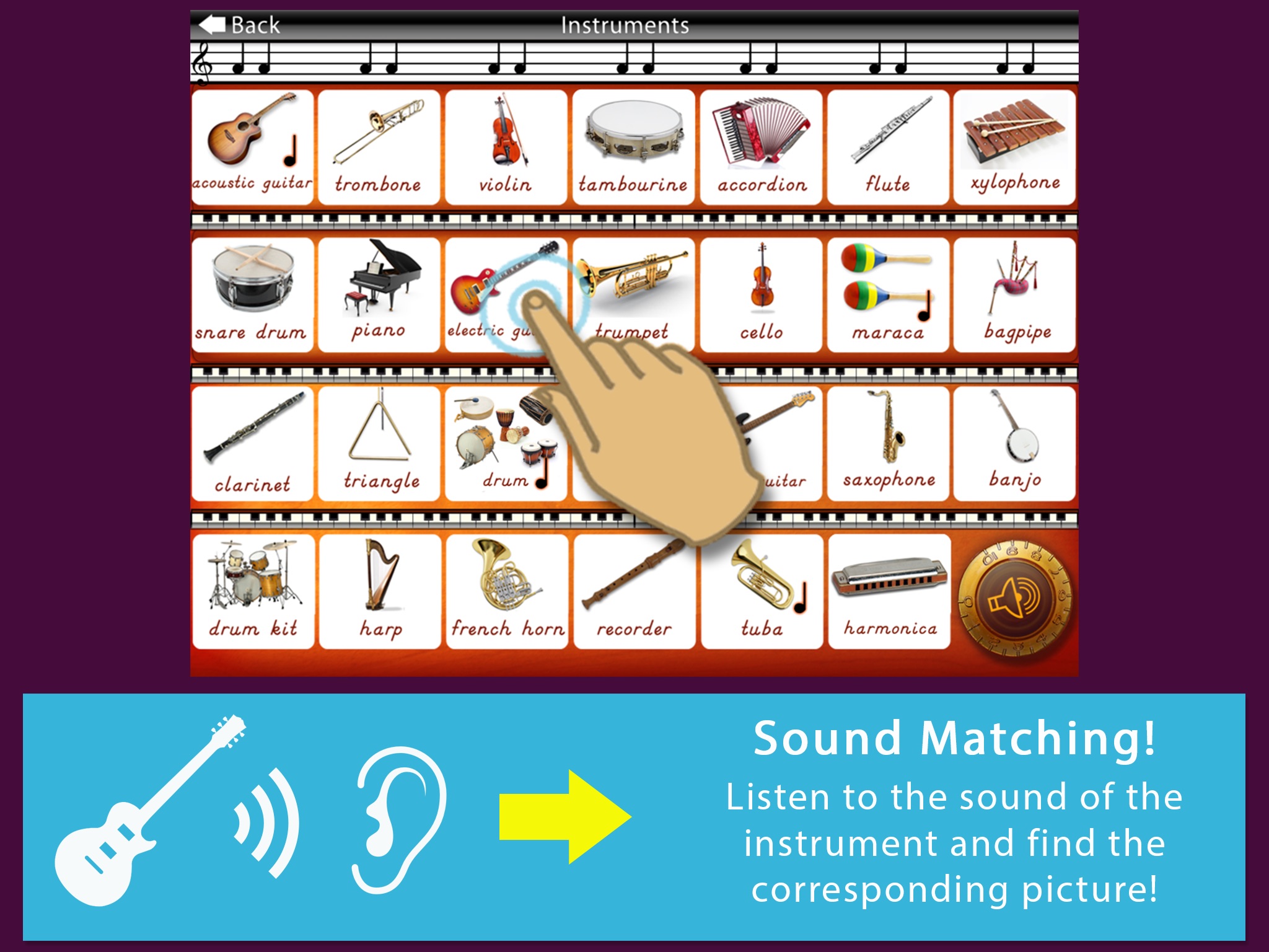 Musical Instruments - Montessori Learning for Kids screenshot 4