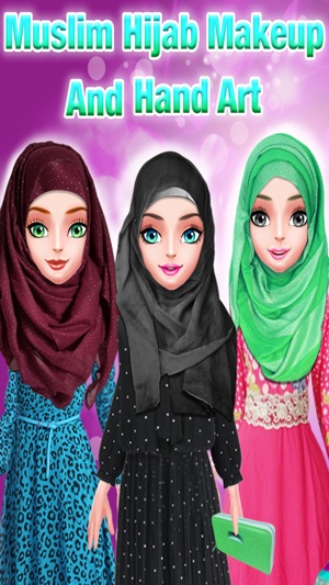 Muslim Hijab Makeover Hand art